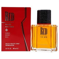 Men's Cologne by Giorgio Benerly Hills, Red, Eau De Toilette EDT Spray, 3.4 Fl Oz