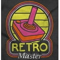 thumbnail image 2 of Retro Master Video Game Joystick Womens Slim Fit Graphic Tee Brisco Brands S, 2 of 5