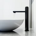 thumbnail image 2 of VIGO Nova Single Handle Single-Hole Bathroom Vessel Faucet in Matte Black, 2 of 11