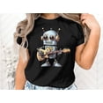 thumbnail image 2 of Funny Guitarist Robot Guitar Player Musician Robotics Gift T-Shirt Robot Guitar Player Music Birthday Holiday Present Tshirt, 2 of 10