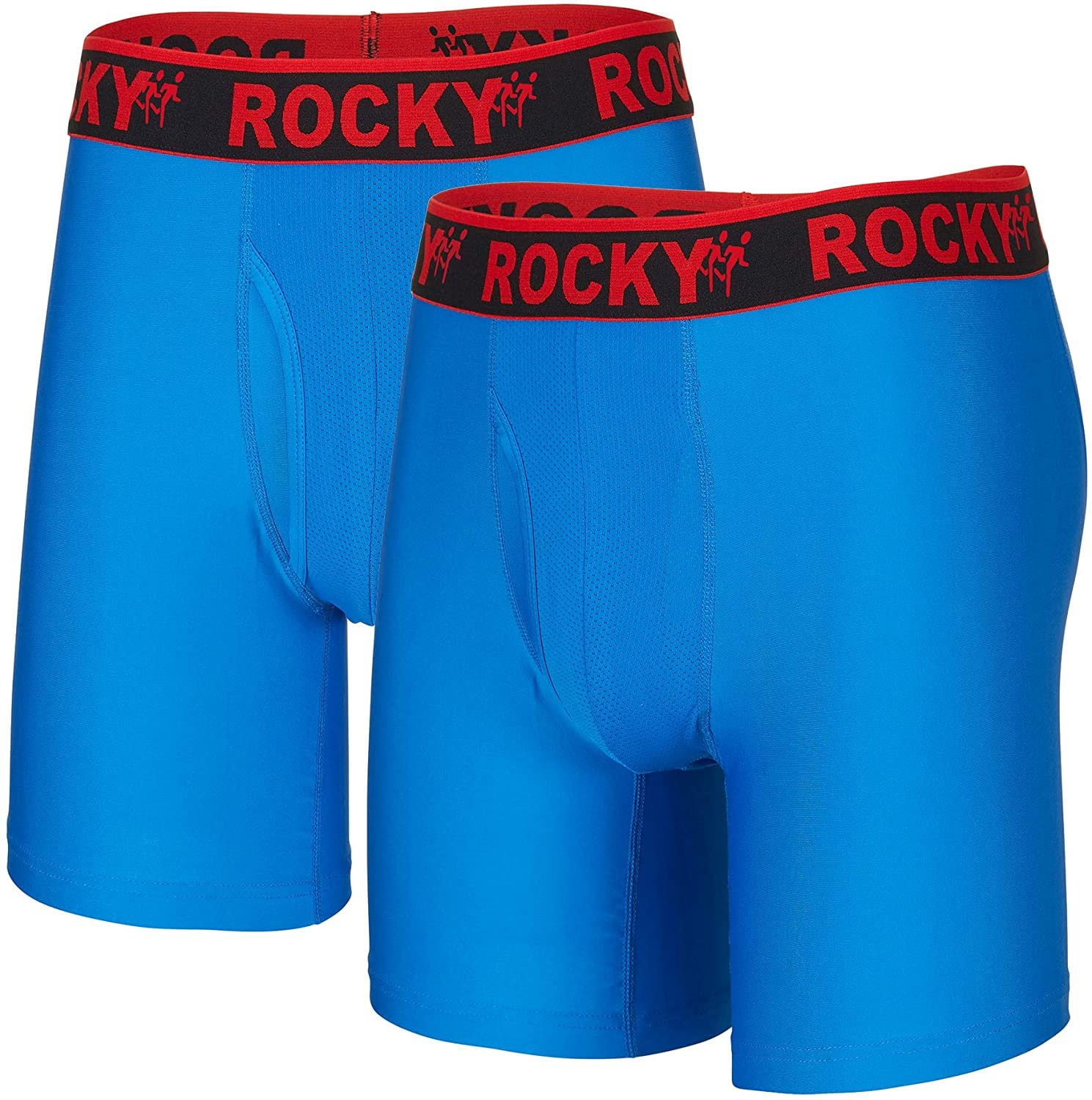 Rocky Rocky Men's Boxer Briefs 9" Performance Underwear 4Way