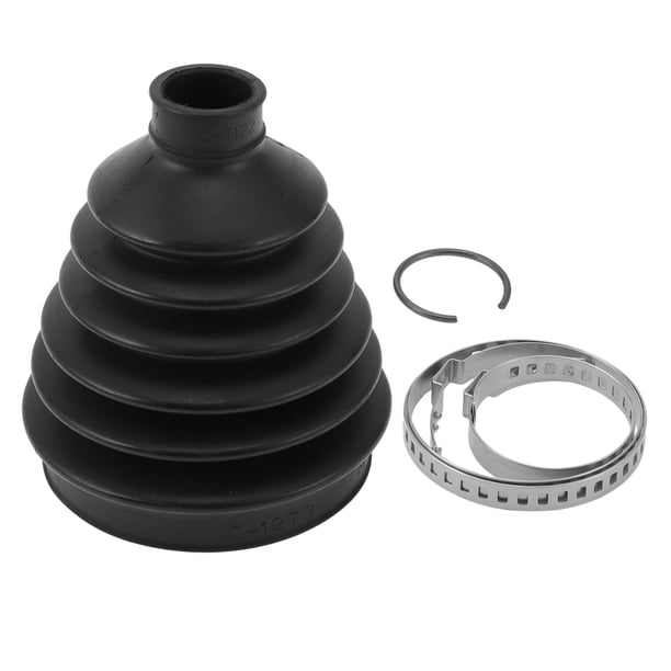 Kit de Bota de Junta CV Unique Bargains No.4H0498203 con Abrazaderas para Junta de Velocidad Constante para Audi A4 2013-2023 y Audi A8 2012-2023, Goma Negra, Fuerte y Duradera