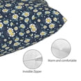 thumbnail image 3 of Kdxio Cotton Pillow Cases 20"x30" Pillowcases,Soft and Breathable Bedroom Pillow Cases-Daisy Floral B, 3 of 8