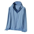 thumbnail image 4 of FUZHIQ Women's UPF 50+ UV Protection Ice Silk Sun Hoodie Jacket Ultra Soft Cooling Long Sleeve Full Zip Sun Shirt for Daily Outdoor,M, 4 of 9