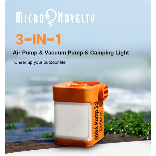 Mini Pompe à Air Portable Micro Novelty GIGA Pump – Orange – Comme Neuf (boîte Ouverte)