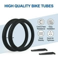 thumbnail image 5 of LotFancy 2Pcs 26 x 4.0/3.50/3.80 Fat Bike Tubes, 35mm Schrader Valve, 2 Tire Levers, 5 of 7