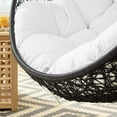 thumbnail image 3 of Modway Encase Swing Outdoor Patio Lounge Chair without Stand in Black/White, 3 of 9
