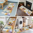thumbnail image 5 of Spring Dog 2'x6' Runner Rugs for Hallway Kitchen Bedside Non Slip Washable, Retro Watercolor Botanical Floral Sunflower Entryway Rug Runners with Rubber Backing, Long Carpet Runner for Laundry Room, 5 of 8