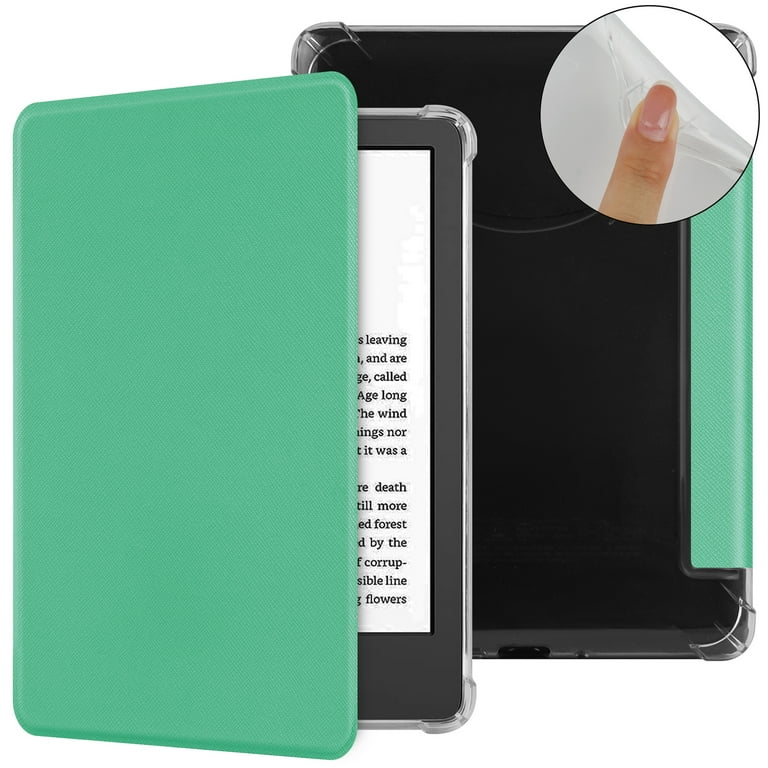 Folio Flip Case for Amazon Kindle 11th Generation 2022, Clear Soft
