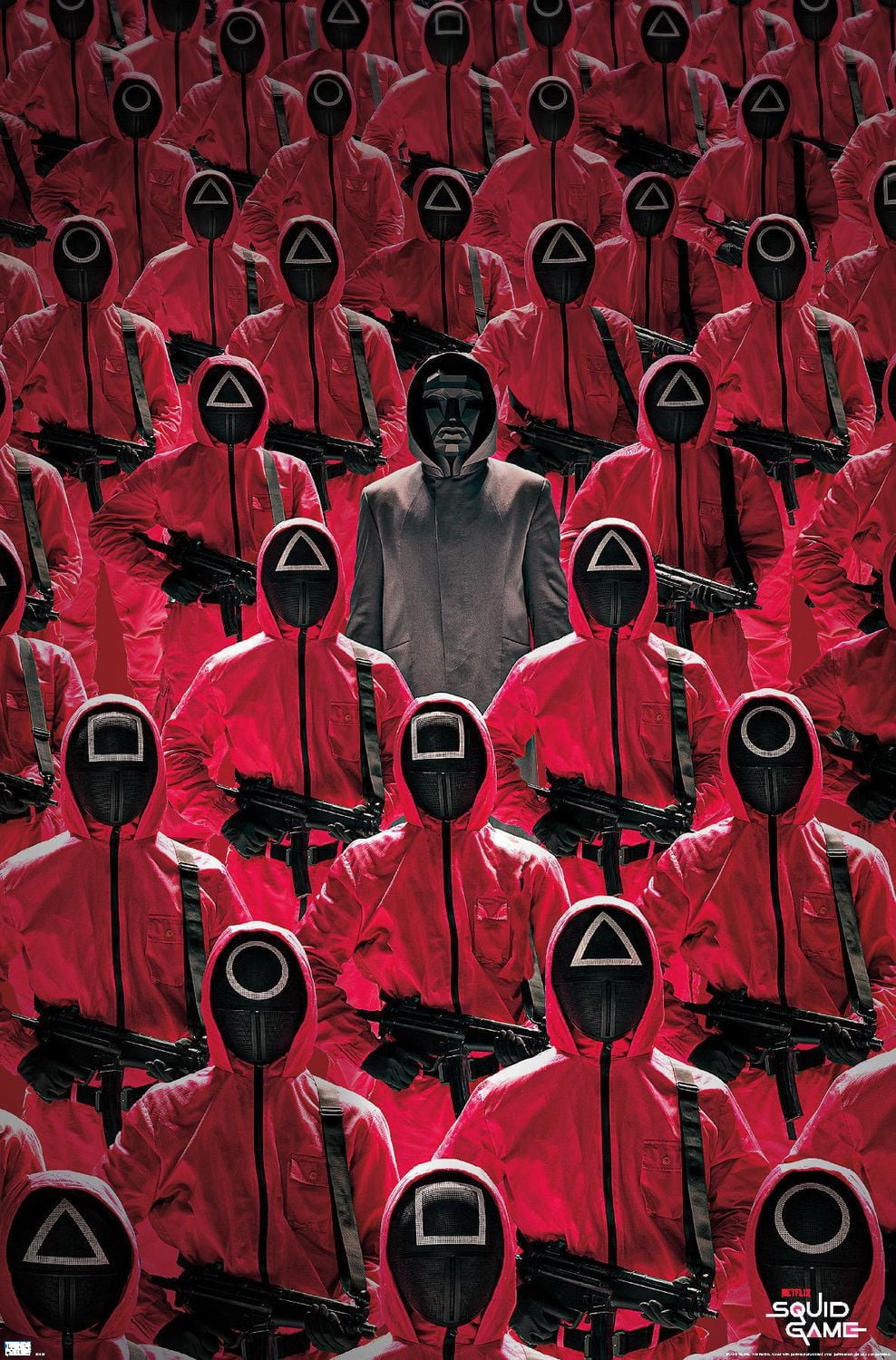 Netflix Squid Game - Key Art Wall Poster, 22.375" x 34"