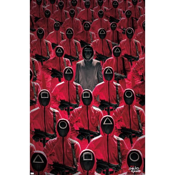 Netflix Squid Game - Key Art Wall Poster, 22.375" x 34"