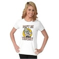 thumbnail image 3 of Woodsy Owl Don't Litter Retro Cartoon Women's T Shirt Ladies Tee Brisco Brands X, 3 of 5
