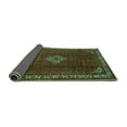 thumbnail image 2 of Ahgly Company Indoor Square Persian Turquoise Blue Traditional Area Rugs, 5' Square, 2 of 4