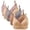 Multicolor #4, variant on Gymayou 5 Pack No Underwire Comfort Bras for Women High Support Lift Up Wireless Bra Daily Wear Bralettes Multicolor #1 L