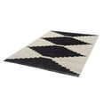 thumbnail image 4 of Madison Park Amanda 31x84" Modern Polyester Fabric Area Rug in Black/Ivory, 4 of 9