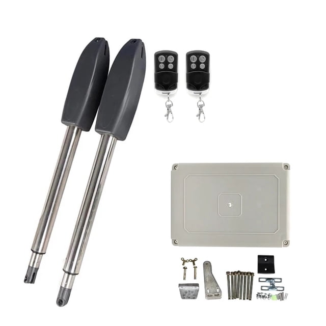 400KG Automatic Electric Swing Gate Opener Kit Pull Arm Drive Swing Door Operator Motor Actuator Multi Remote Control Optional ,Easy to Install