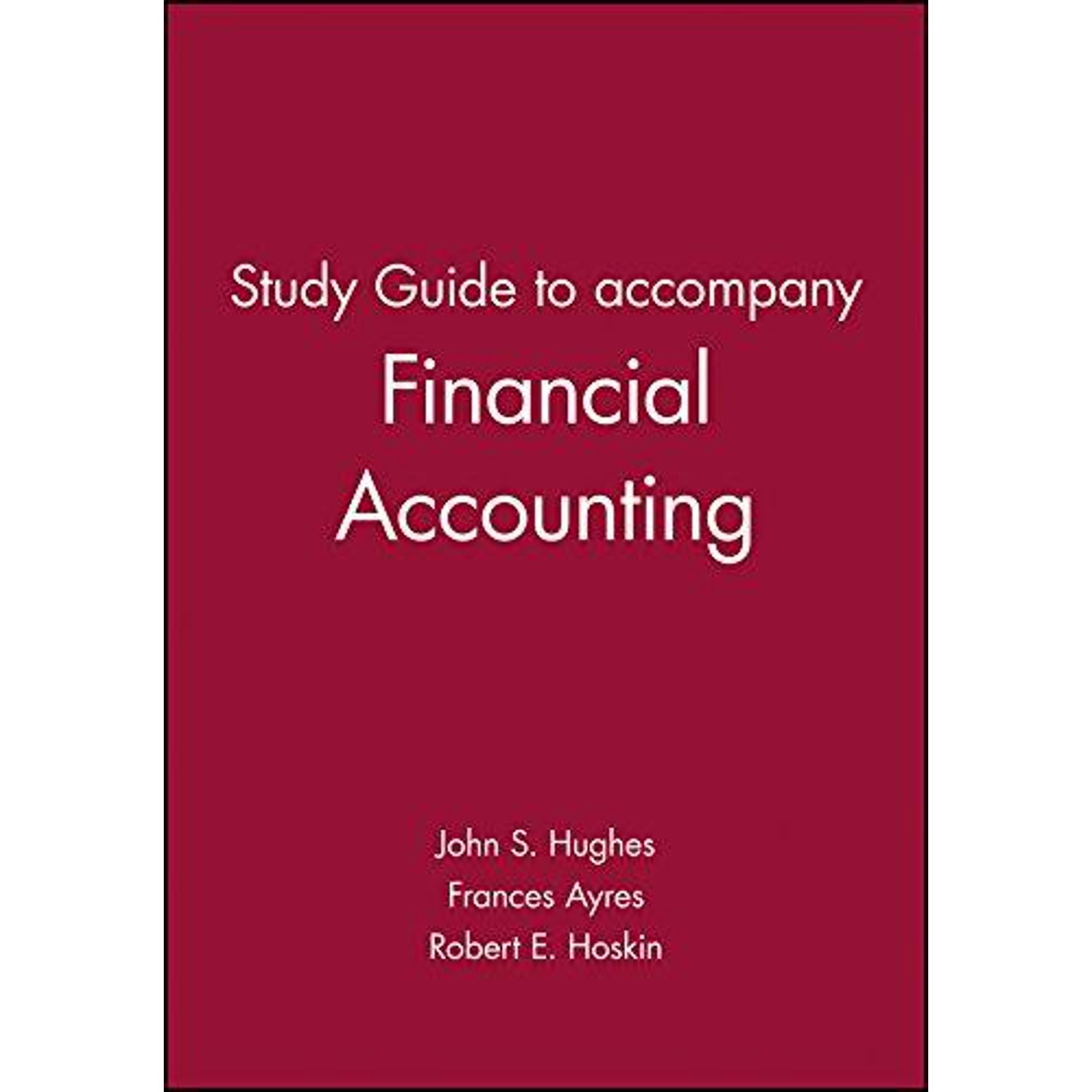 Study Guide to accompany Financial Accounting (Wiley College Software)