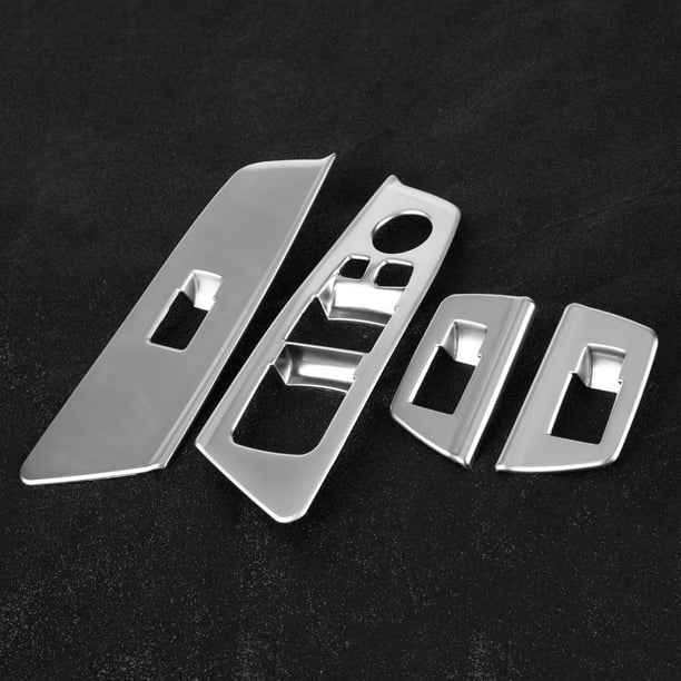 Cubierta del botón del interruptor de la ventana BuyWeek 4 piezas para BMW serie 5 G30 2017-2018