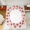 thumbnail image 5 of Feelyou Kawaii Love Heart Bed Sheets, Fashion Graffiti Cartoon King Sheets, Teens Kids Boys Girls Sheet Set, Luxury Bedroom Decor, 4pcs, 5 of 7
