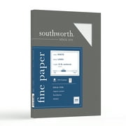Southworth Linen Cardstock, White, 65 lb/176 Gsm, 50 Sheet Count