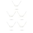 thumbnail image 3 of sweethay Letra inglesa constelaciones tema zodiaco collar Ins colgante para amante amigo Festival cumpleaños regalos Capricornio oro Type8 NO8 sweethay CBP216298, 3 of 5