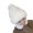 White, variant on Joernso Women Plush Ball Decor Scarf Hat Solid Color Thickened Neck Warm Windproof Hat Thick Fluffy Beanie Winter Headgear