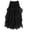 Black, variant on Womens Maxi Skirt Flowy High Waisted Tiered Layered Long Skirt Color Khaki Size One Size