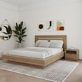 thumbnail image 3 of Stanley 3 Piece Bedroom Set with Headboard, Slatted Bedframe, 1 Nightstand, 3 of 5