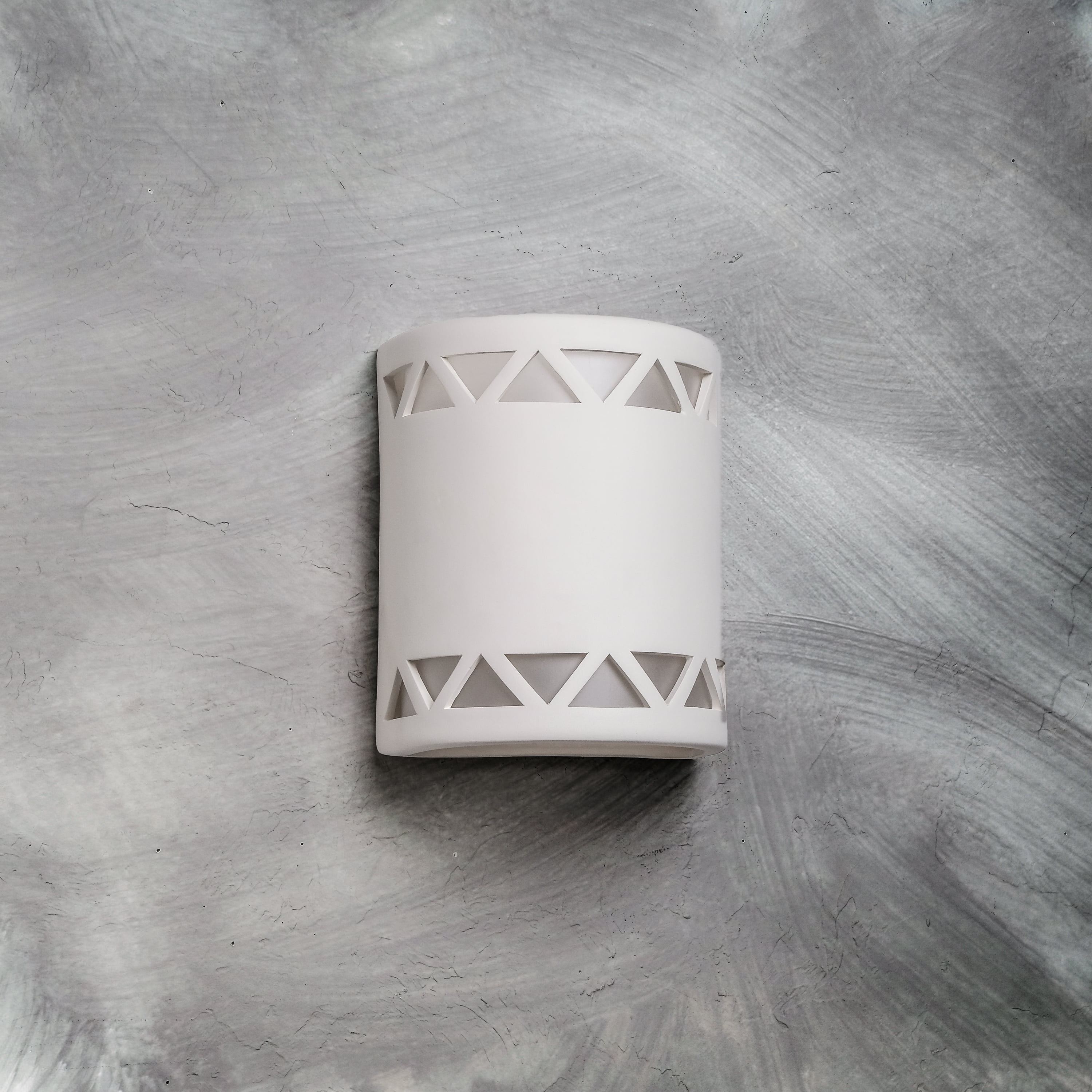 Luxury Lighting Jaken 10" High Ceramic Outdoor Wall Light, Paintable White Bisque, LED Bulb Included