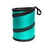 FH Group Waterproof 6.3" x 8.3" Small Collapsible Car Trash Can,Mint