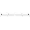 thumbnail image 3 of vidaXL Door Canopy Black and transparent Polycarbonate, ABS, Aluminum, 3 of 6