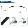 thumbnail image 4 of Manguera de Refrigerante de A/C para Toyota Land Cruiser 1998-2007 Línea de Manguera de Presión de Aire Acondicionado No. 8870360240 Caucho Hierro, 4 of 6