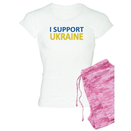 

CafePress - I Support Ukraine Pajamas - Women s Light Pajamas