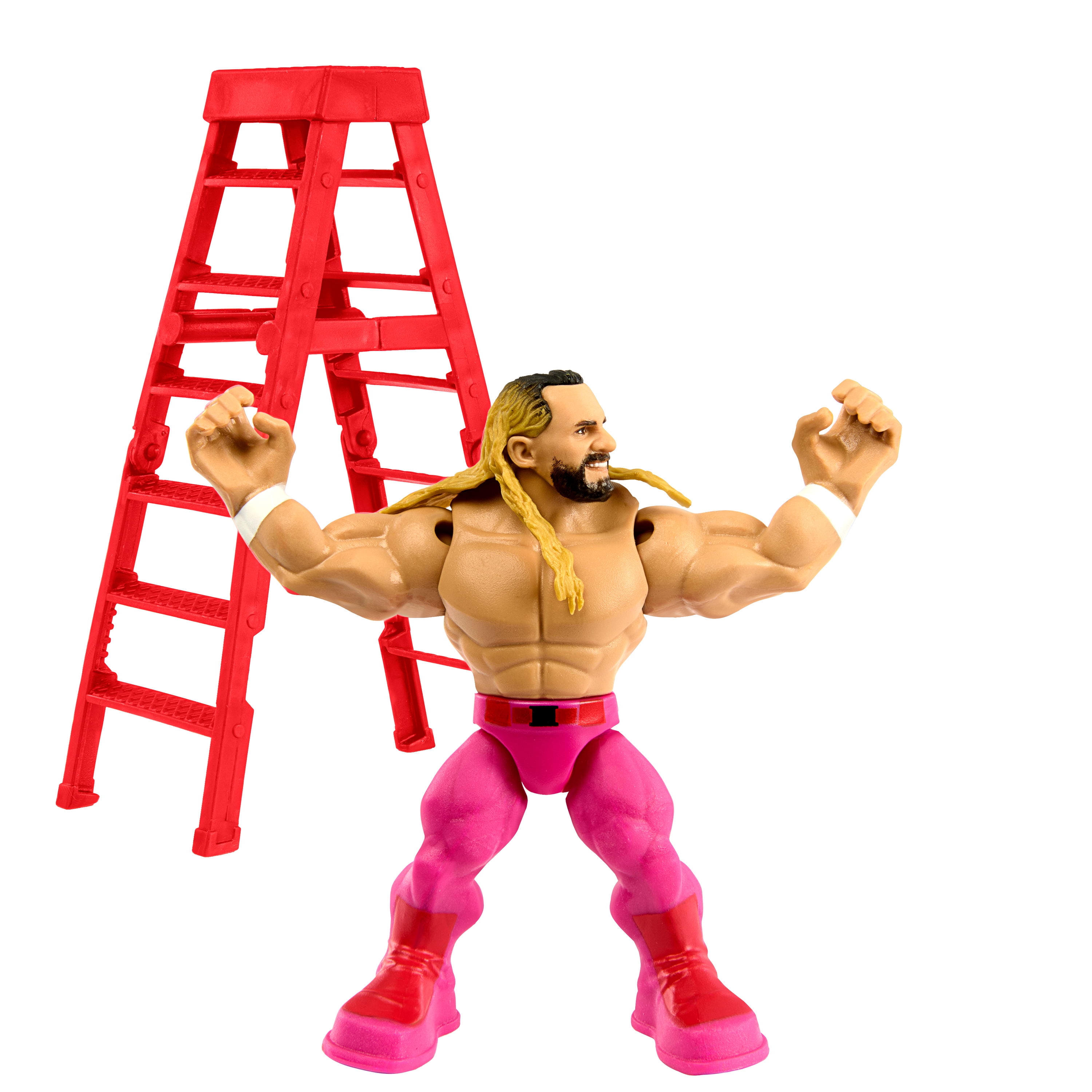 WWE Knuckle Crunchers Seth Rollins Action Figure & Accessories, Bone-Crunching Movement, 3.25-inch