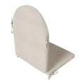 thumbnail image 3 of Costaelm Paradise Outdoor Adirondack Chair Seat and Back Cushion, Beige, 3 of 7