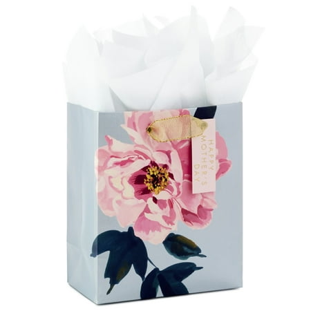 Hallmark Small Mother's Day Gift Bag with Tissue Paper, Peony