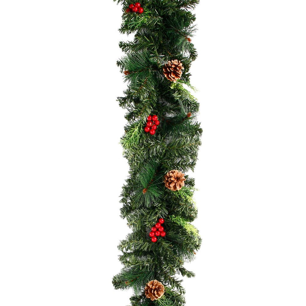 Artificielles Feuilles D'Eucalyptus Led Guirlande Lumineuse À Piles Fil De Cuivre Fée Rotin