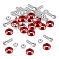 thumbnail image 1 of Almencla Vis de Rondelle de Pare-Chocs en Aluminium Rouge pour Baie Moteur, 1 of 8
