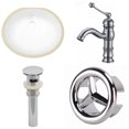 thumbnail image 1 of Imaginations Américaines 19.5-po. W Undermount Sink Ensemble Blanc, 1 of 9