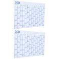 thumbnail image 6 of LOLIPPYY 2-Pack 2026 Yearly Wall Calendar - Large Minimalist English Writable Planner Chart - Monthly Schedule Organizer for Home, Office, Class, 6 of 7