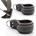 thumbnail image 4 of 2X Adjustable Gym Shackles Ankle Straps Fitness Cable Machines Workout Ankle Weights Training Work on Legs Hips, 4 of 6