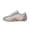 Pink, variant on Willtoo Women's Retro Sneakers Round Toe Lace-Up Low-Top Casual Shoes Faux Suede Non Slip Sole Fashion Walking Tennis Shoes