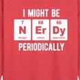 thumbnail image 2 of Instant Message - Nerdy Periodically - Women's Lightweight French Terry Pullover, 2 of 6