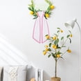 thumbnail image 6 of Scalloped Edge Wreath Sash Bows, Long Tail Decorative Wreath Decorations, Farmhouse Rustic Front Door Indoor Outdoor Home Decor, Spring Summer Wedding Bridal Decorations, 6 of 6
