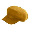thumbnail image 3 of iHPH7 Warm Hats for Women French Hat Newsboy Hats for Women Winter Hats for Women Painters Cap, Yellow M, 3 of 4