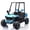 Bright Blue, variant on 24V Kids Golf Cart, 4WD 2 Seater Ride on Car w/Sun Shade, Storage Trunk & Remote Control, Electric Vehicle w/LED Lights, Realistic Sounds & Wireless Connection, Gift for Boys Girls 3+