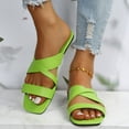 thumbnail image 1 of Vedolay Flat Sandals for Women Sandals for Women Platform Casual Ankle Strap Wedge Comfortable Sandals,Green 8, 1 of 5