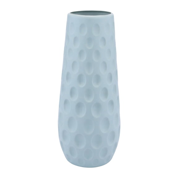 Unique Bargains Clear Tapered Plastic Vase Decorative Vase Green 3.1" x 3.1" x 9.1"