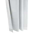 thumbnail image 4 of Barry Total Blackout Textured Dual Header Curtain Panel 52" x 95" in White, 4 of 6