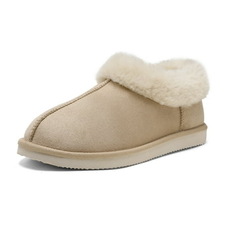 

Dream Pairs Women s Soft Furry House Slippers Winter Casual Outdoor Indoor Snow Shoes DSB213 SAND Size 11